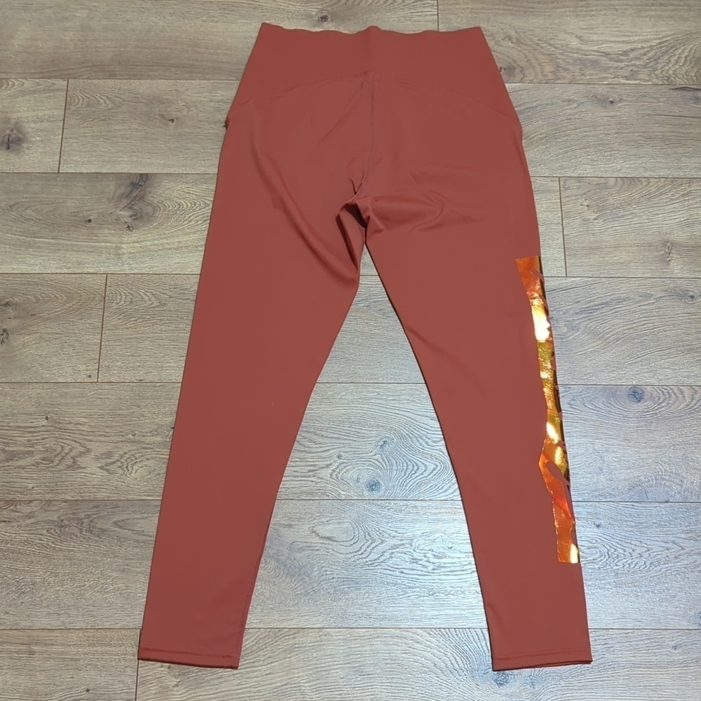 Rear Ended Frame the Booty High Waist Fitness Leggings Made in USA L - Picture 7 of 7